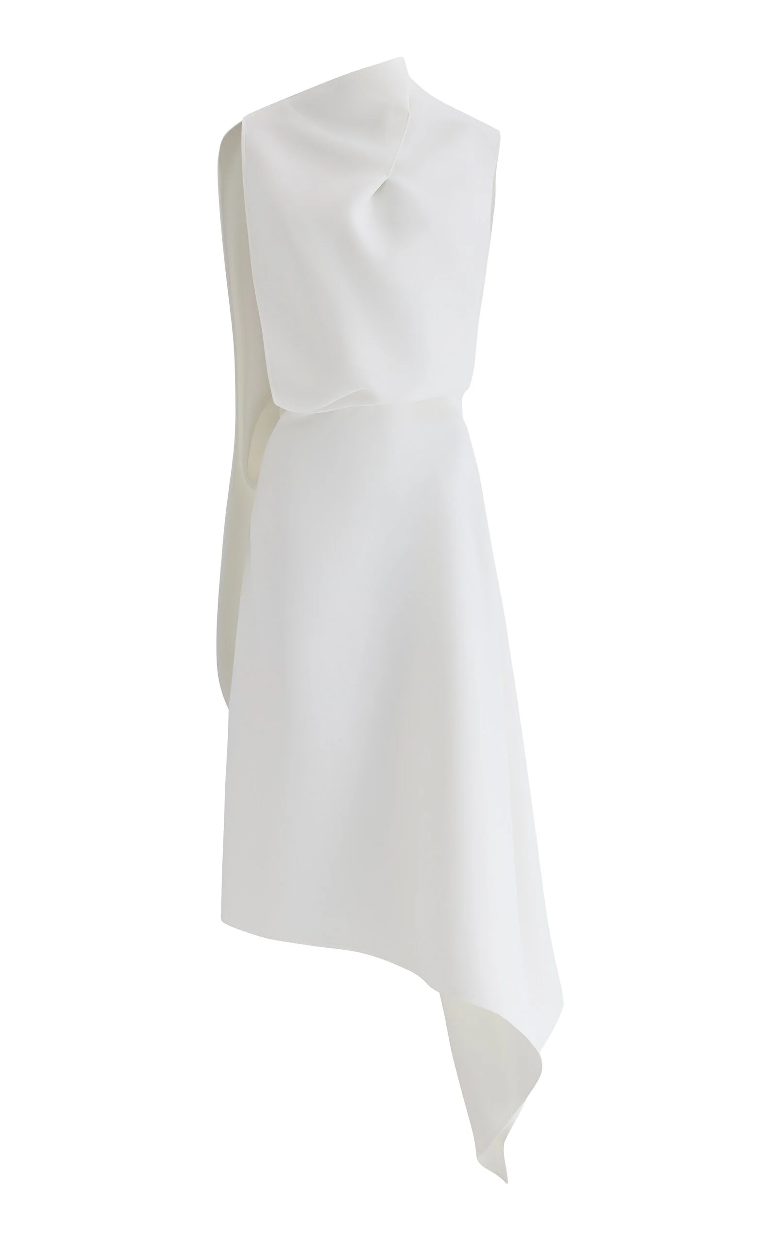 Prosper Asymmetric Midi Dress white - 1