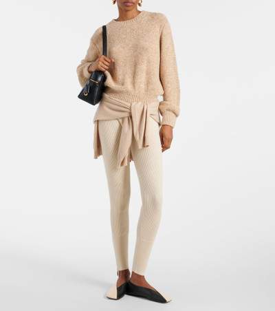 Loro Piana Cashmere and silk-blend leggings outlook