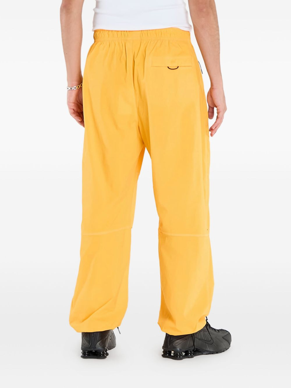 zip-pocket woven trousers - 4
