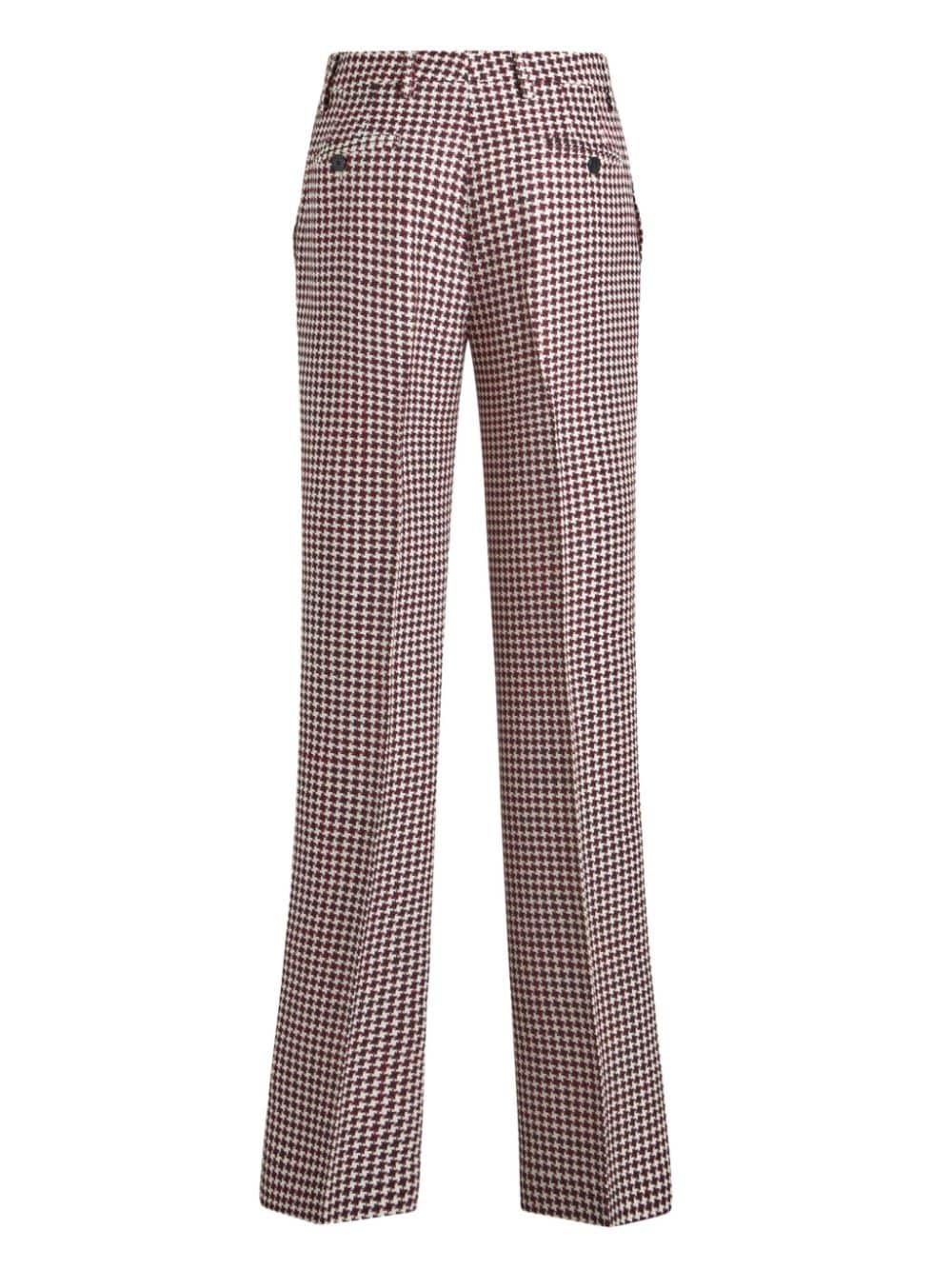straight-leg tailored trousers - 7