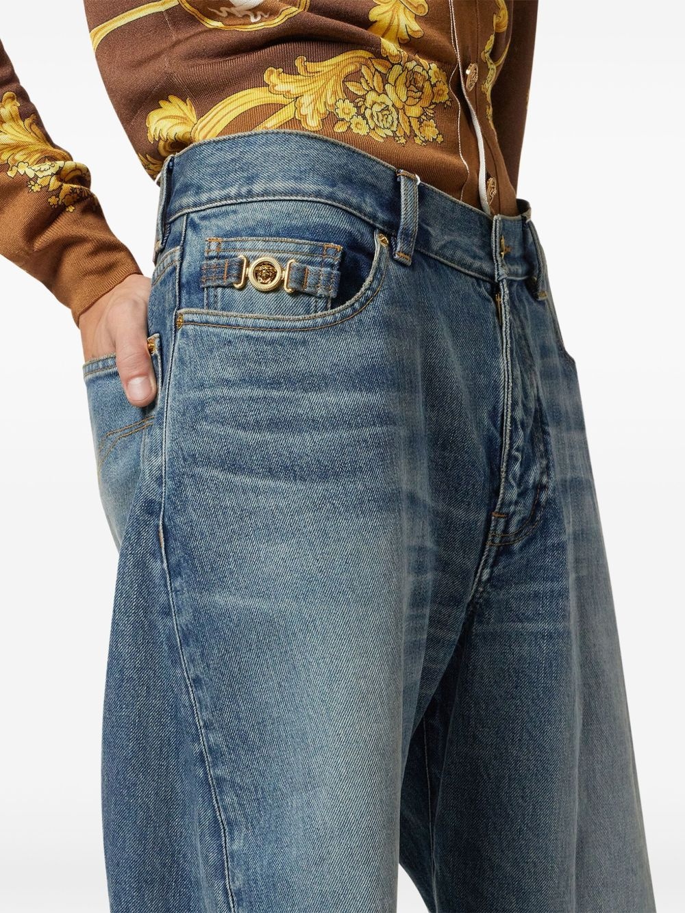 Twisted baggy jeans - 5