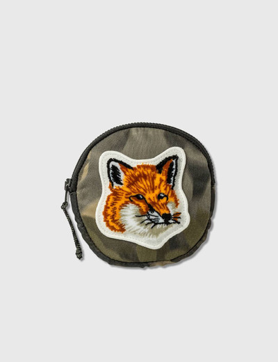 Maison Kitsuné Velvet Fox Head Patch Coin Purse outlook