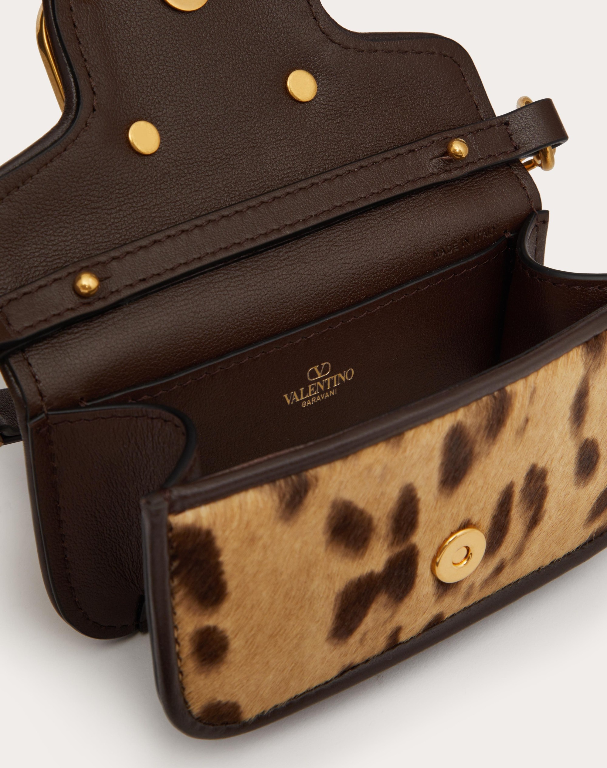 MICRO BAG WITH LOCÒ CHAIN IN ANIMALIER PONY EFFECT CALFSKIN - 6