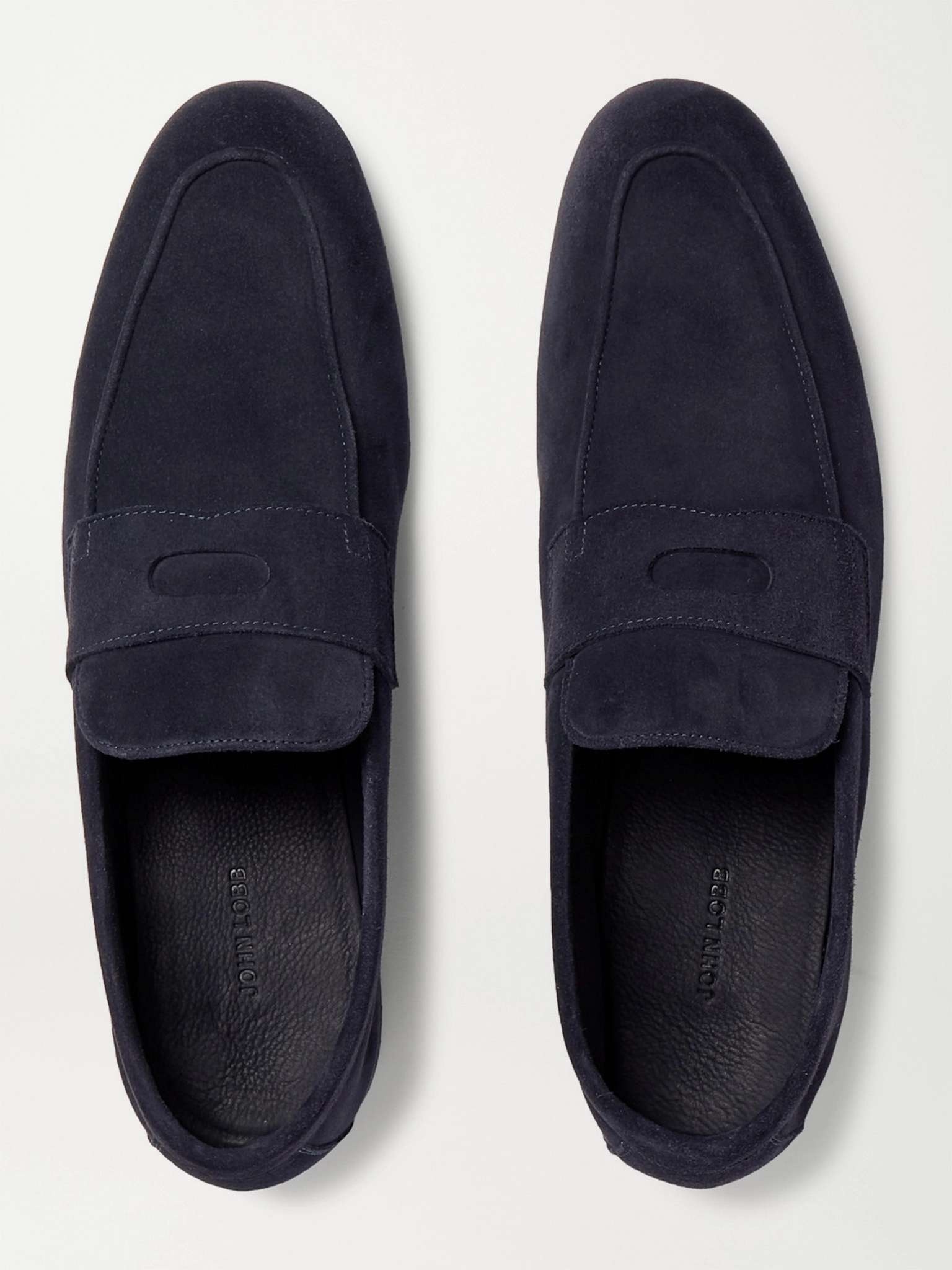 Lopez Suede Penny Loafers - 8