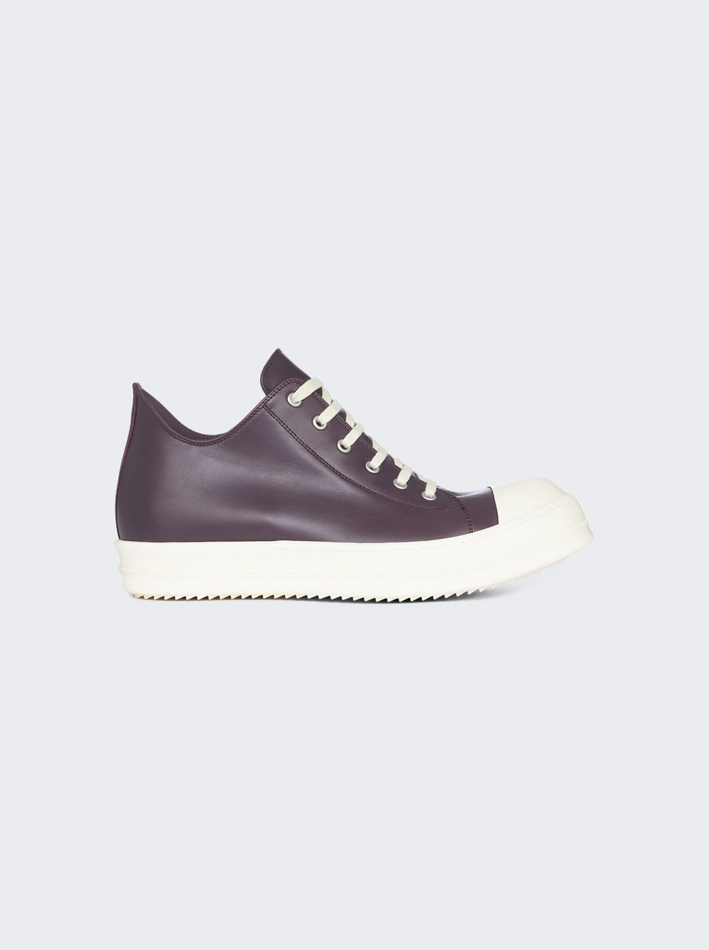 Scarpe in Pelle Low Top Sneakers Amethyst / Milk - 1