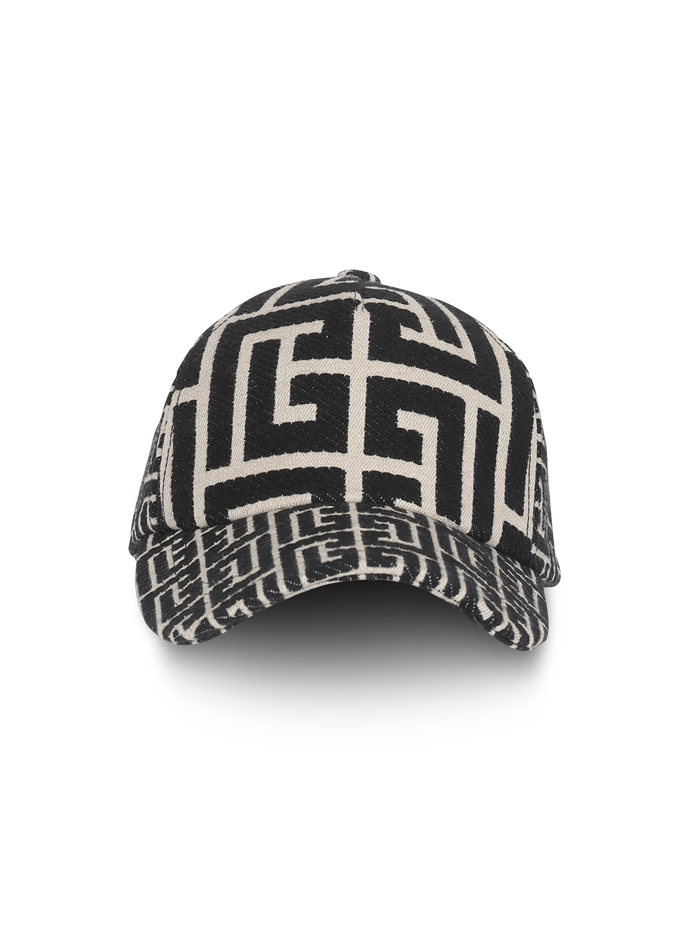 Monogrammed jacquard cap - 1