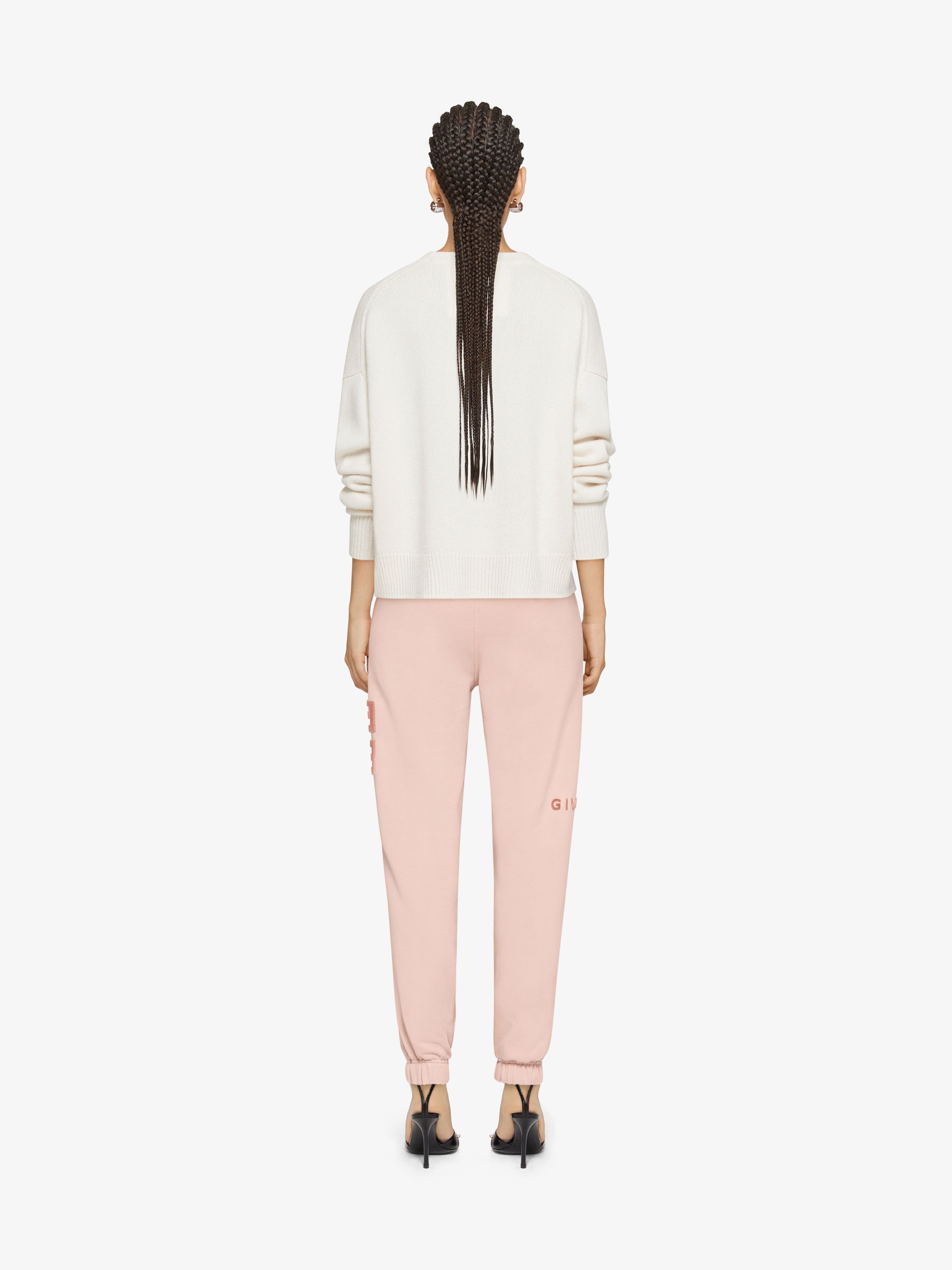 GIVENCHY 4G SLIM FIT JOGGER PANTS IN TUFTED FLEECE - 4