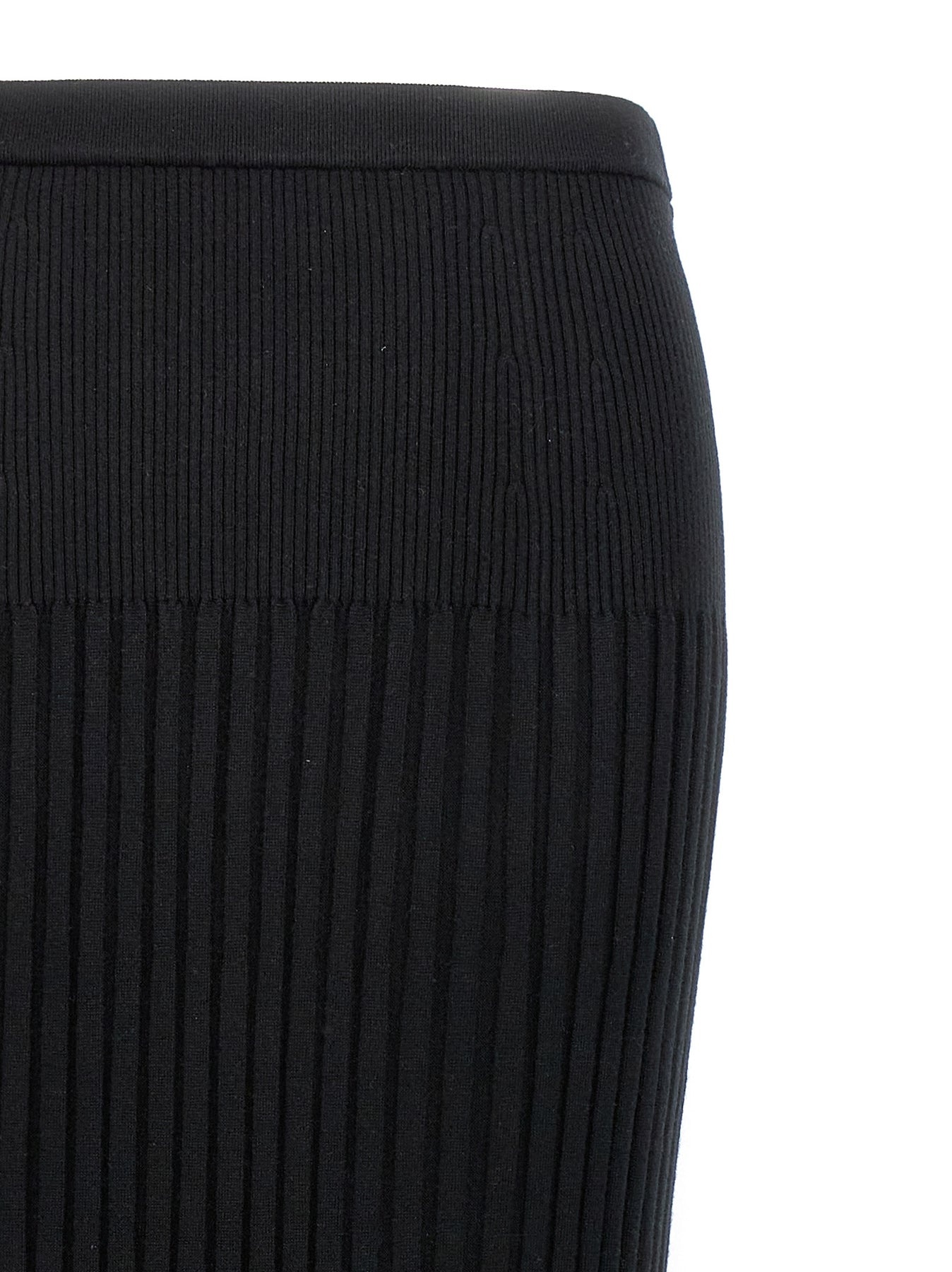 Proenza Schouler Ribbed Skirt Skirts Black | wananluxury