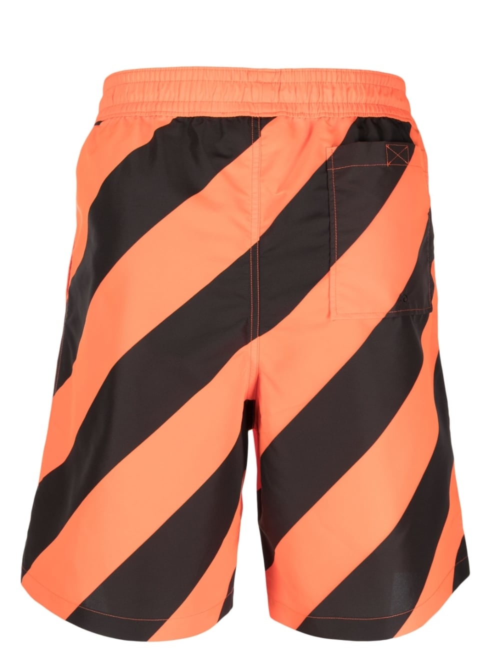 Diag Surfer striped swim shorts - 2