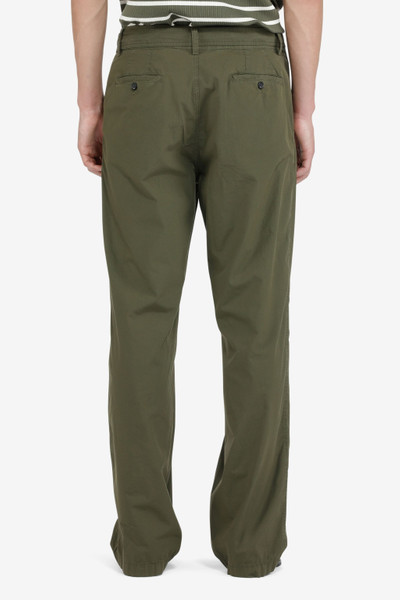 N°21 BELTED STRAIGHT-LEG COTTON TROUSERS outlook