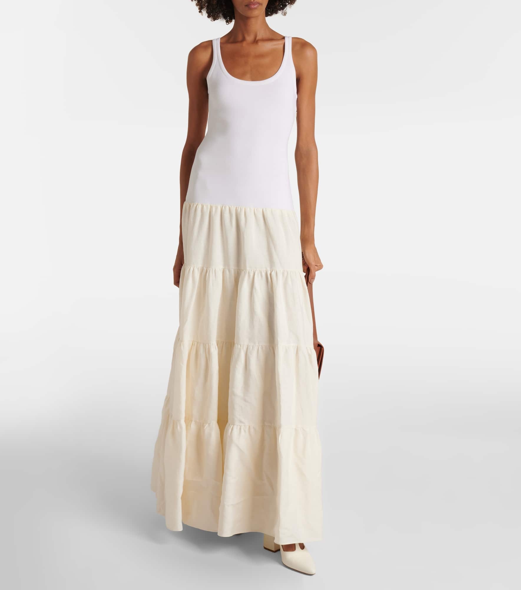 Pozas tiered linen maxi dress - 2