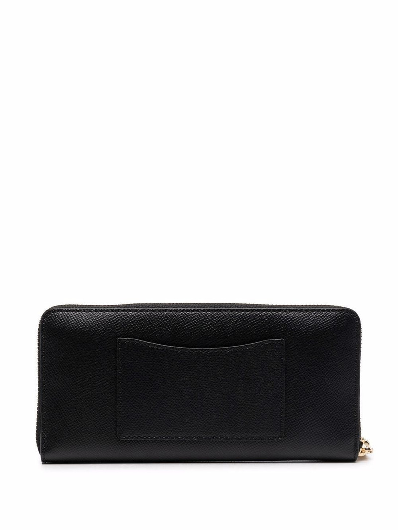 MICHAEL KORS logo-plaque zip-up wallet outlook