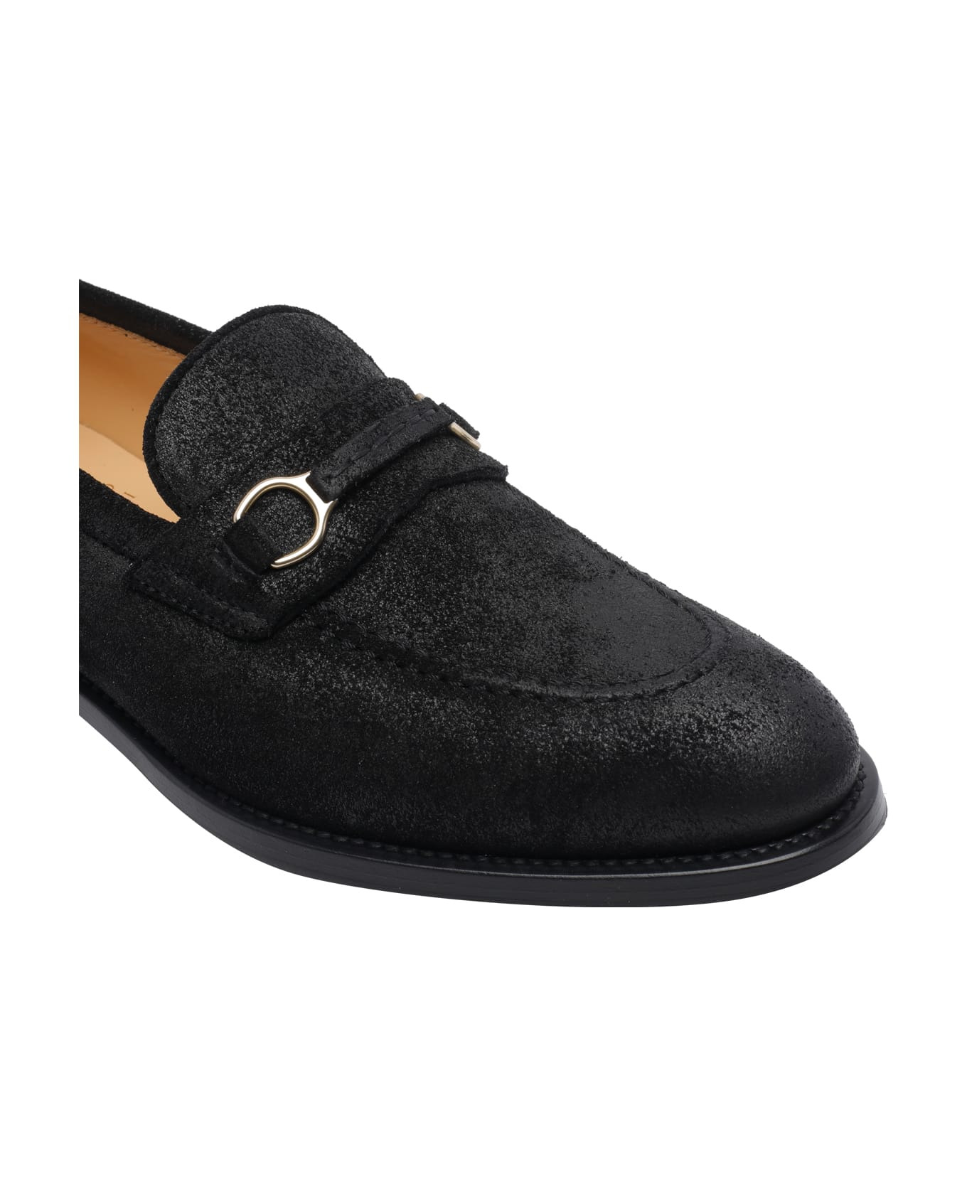 Penny Loafer In Oiled Suede With Clamp - 4