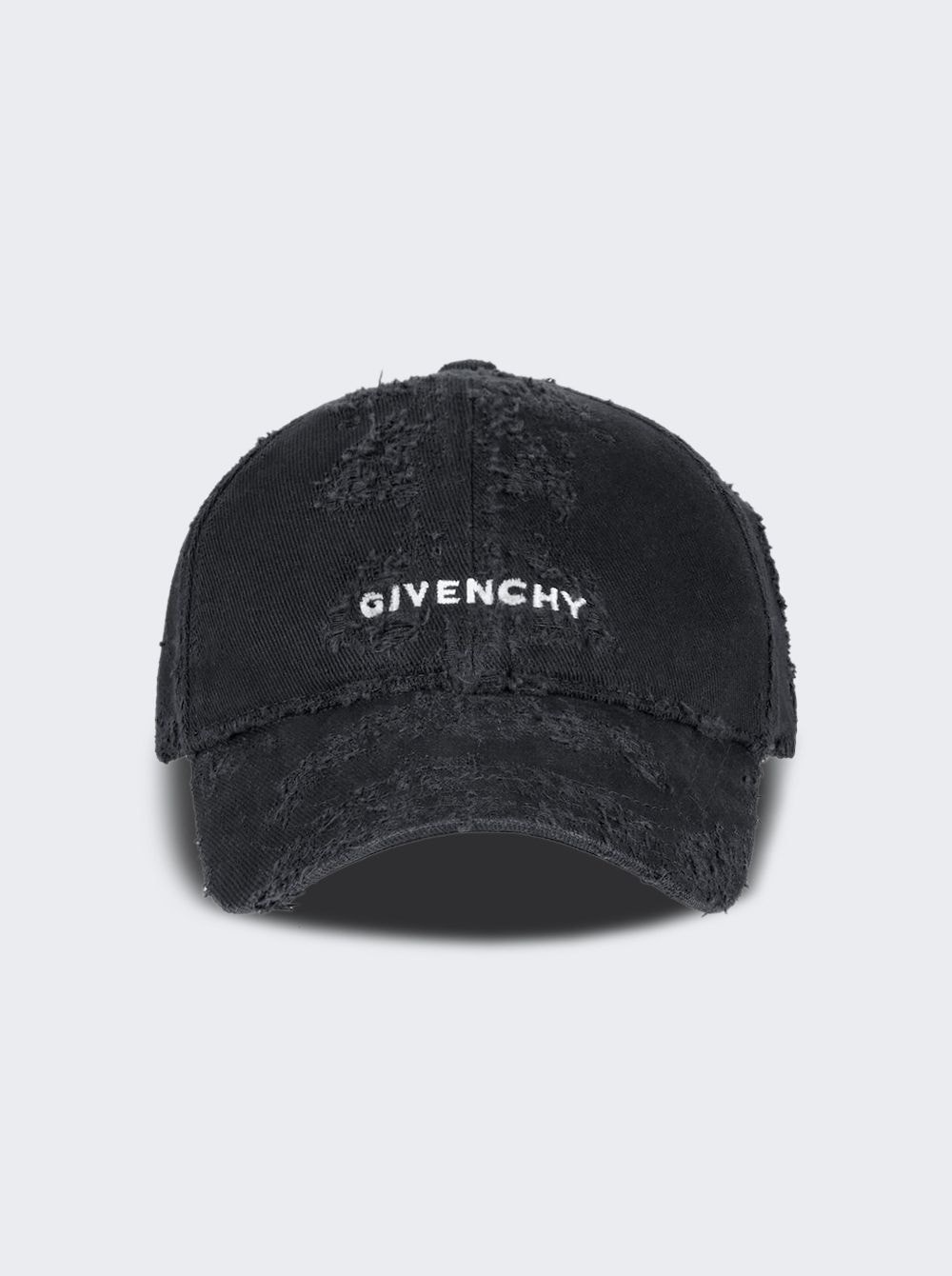 Curved Cap With Embroidered Logo Black - 1