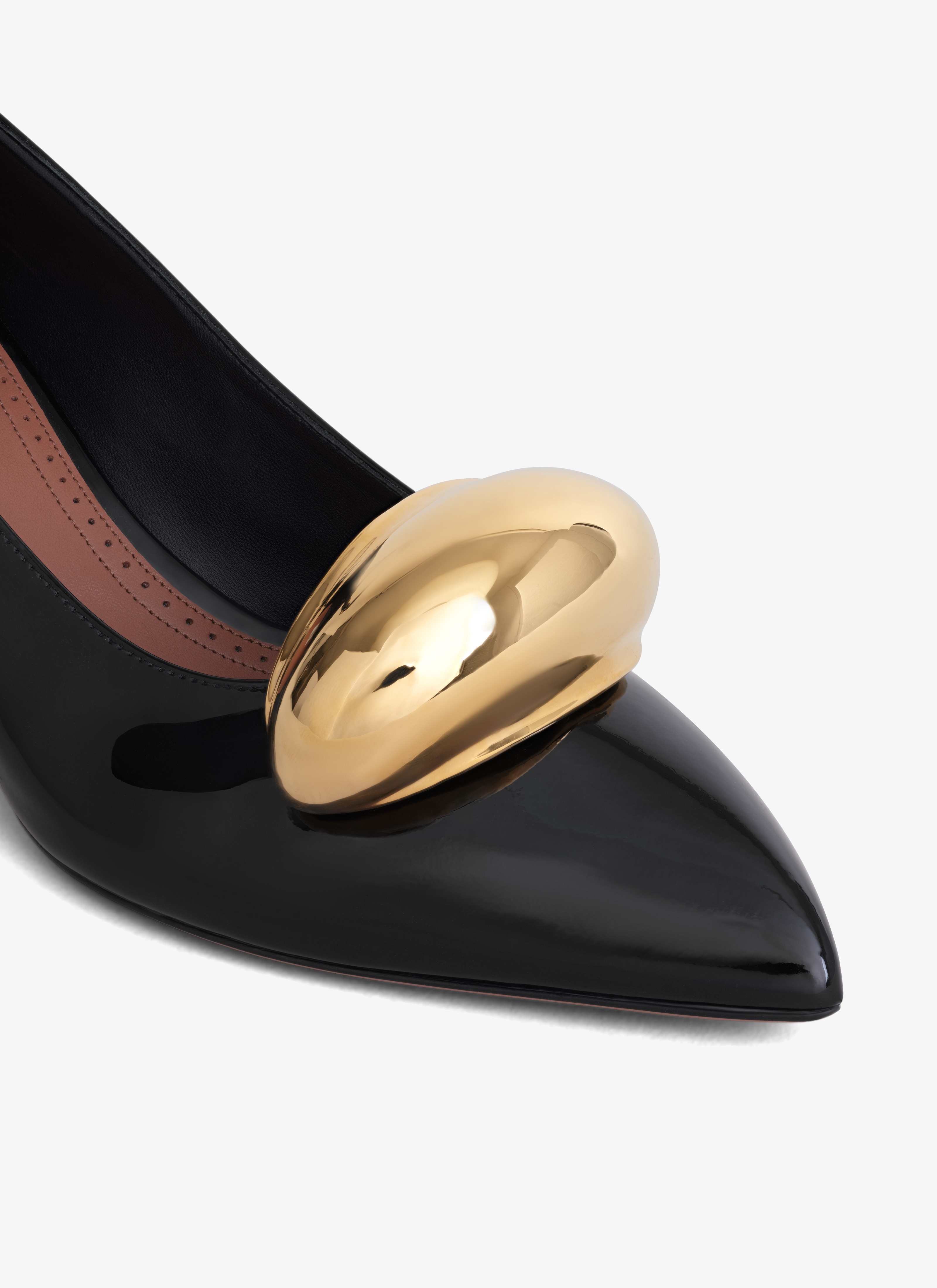 SHARK JEWEL PUMPS IN CALFSKIN - 4