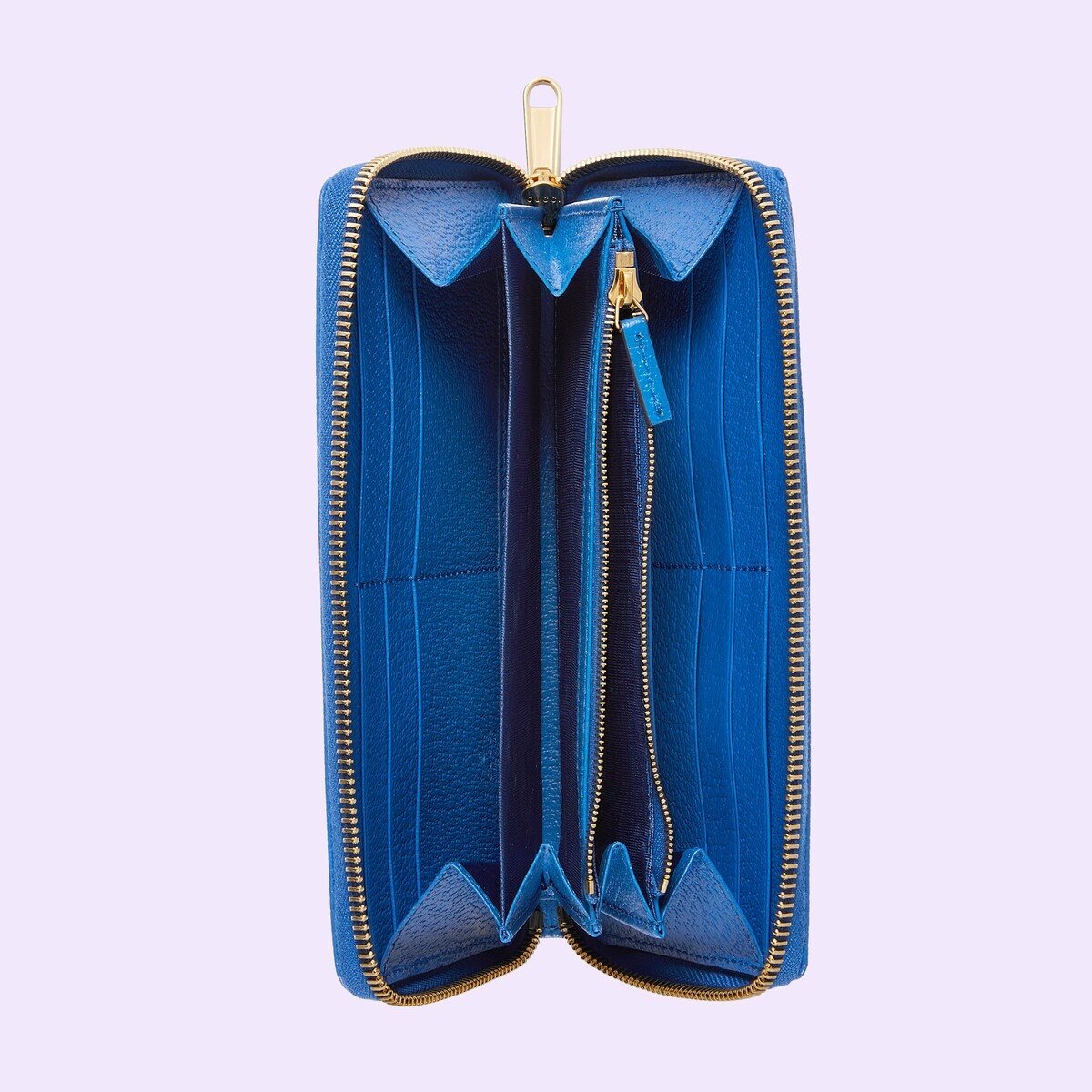 GG rhombus print zip around wallet - 2
