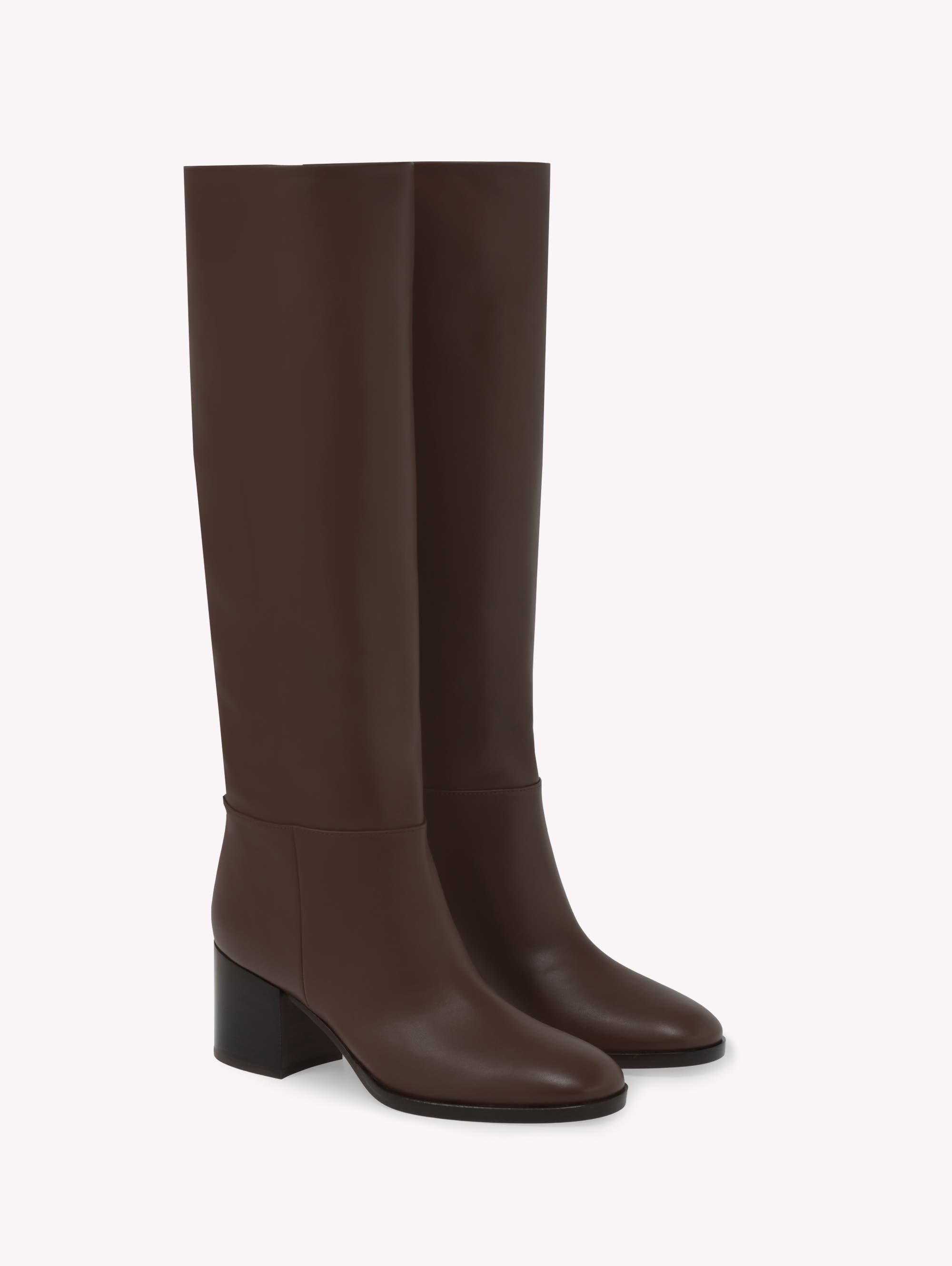 Gianvito Rossi Santiago 60 Boots in Brown at Nordstrom - 2