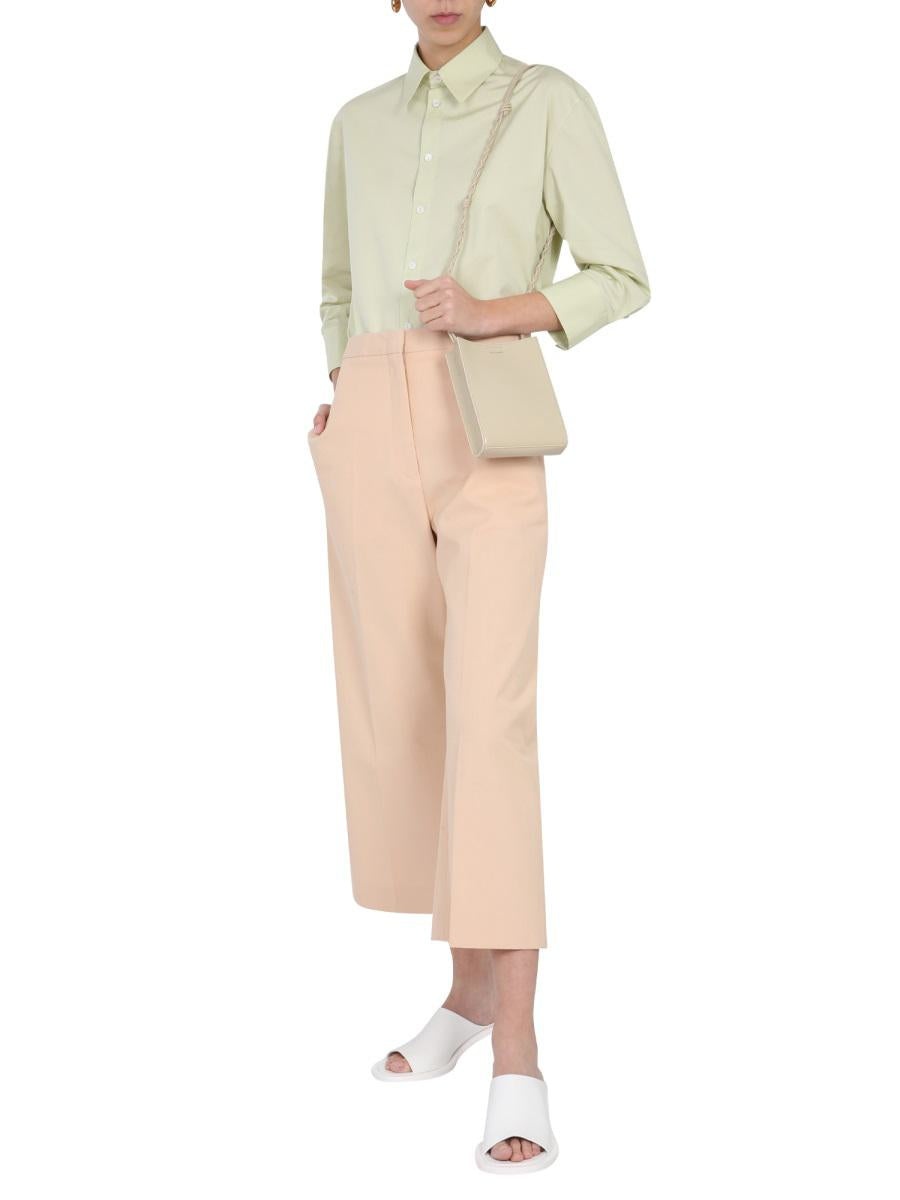 JIL SANDER CROPPED TROUSERS - 2