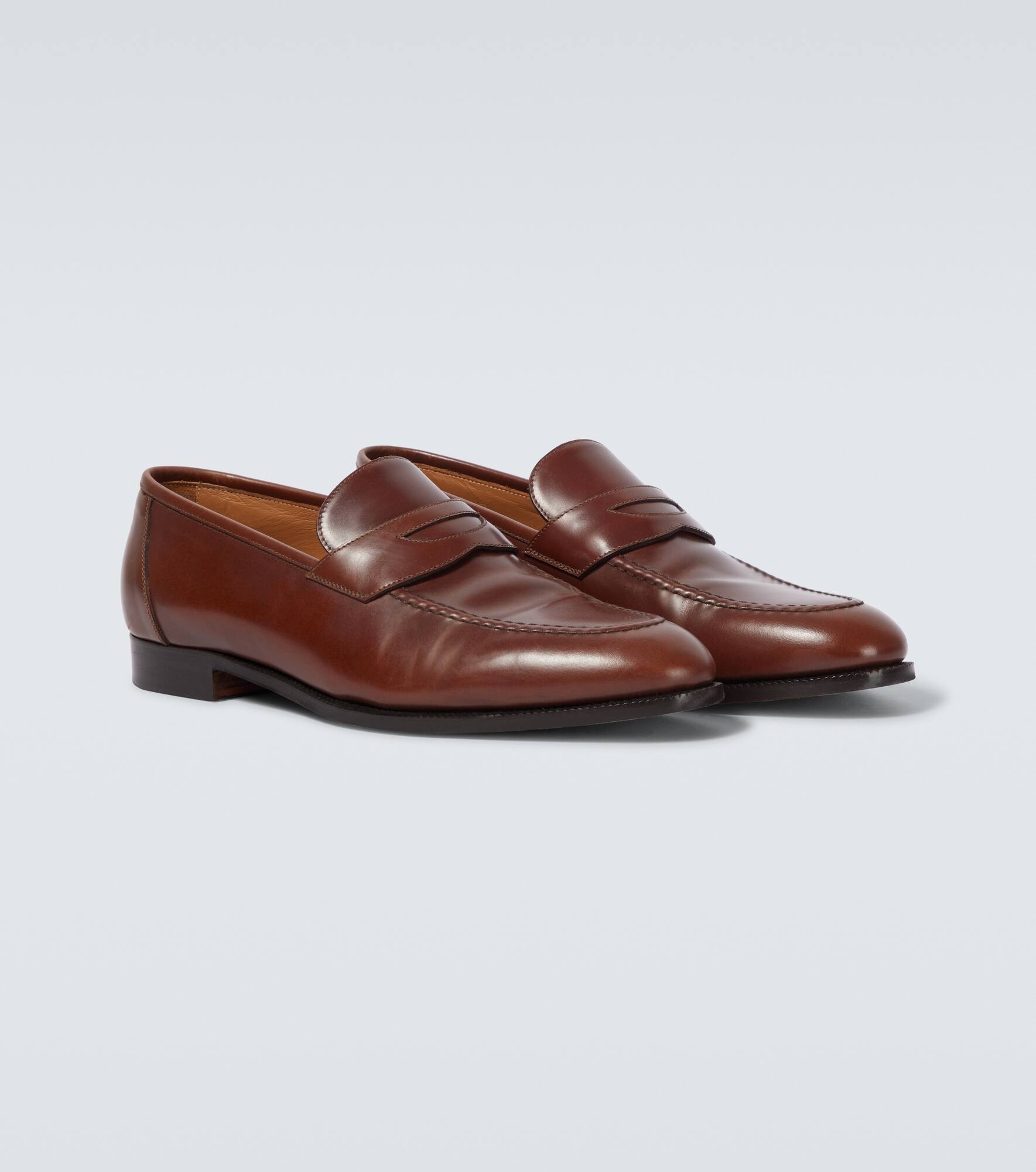 Sergio leather penny loafers - 5