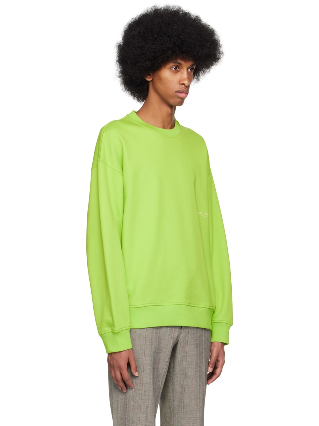 Green Printed Sweatshirt - 2
