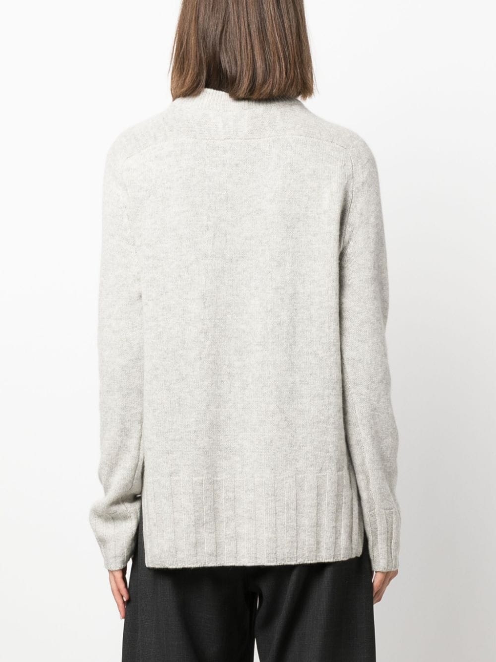 crew-neck knitted jumper - 4