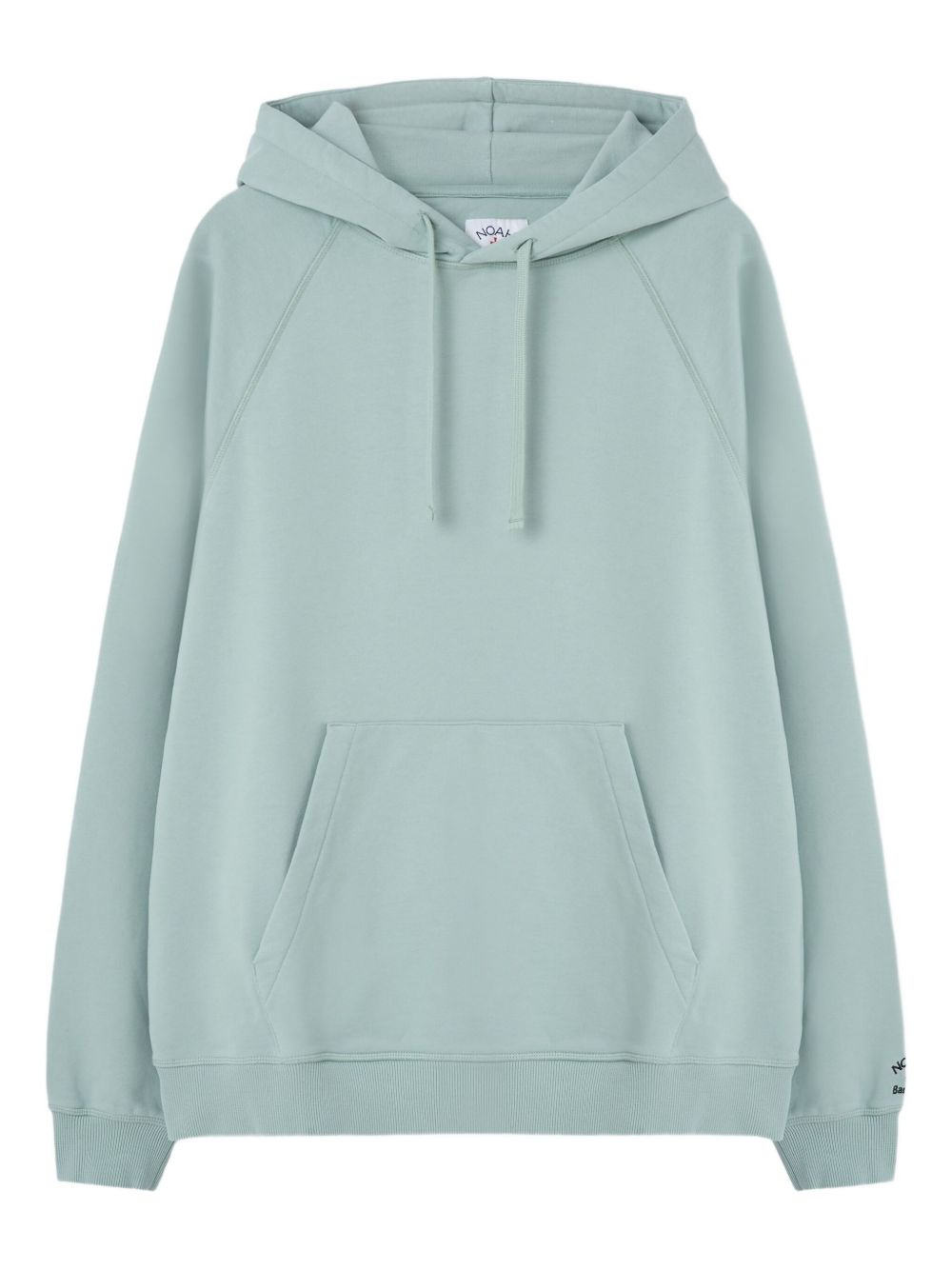 hooded raglan-sleeve sweater - 1