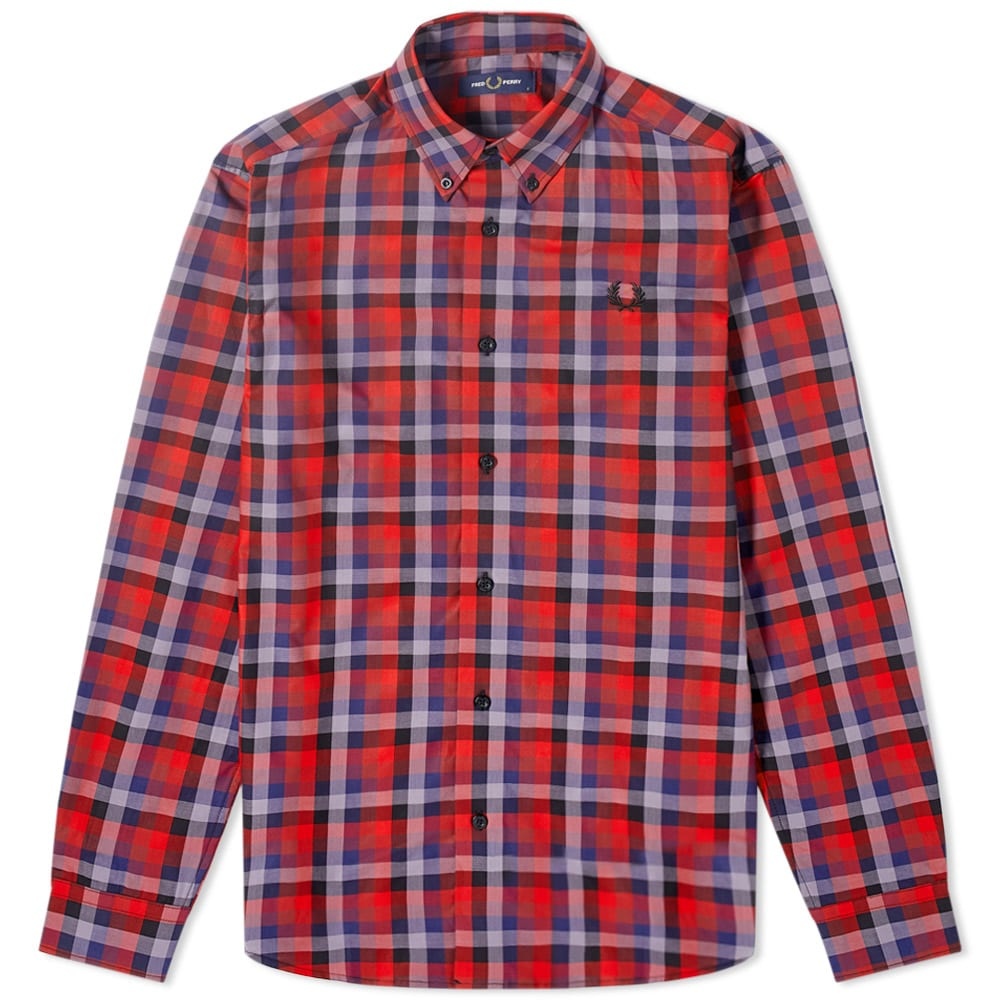 Fred Perry Authentic Multi Check Gingham Shirt - 1