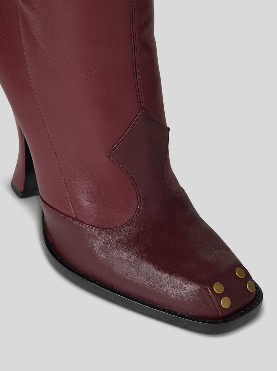 HIGH LEATHER BOOTS - 4