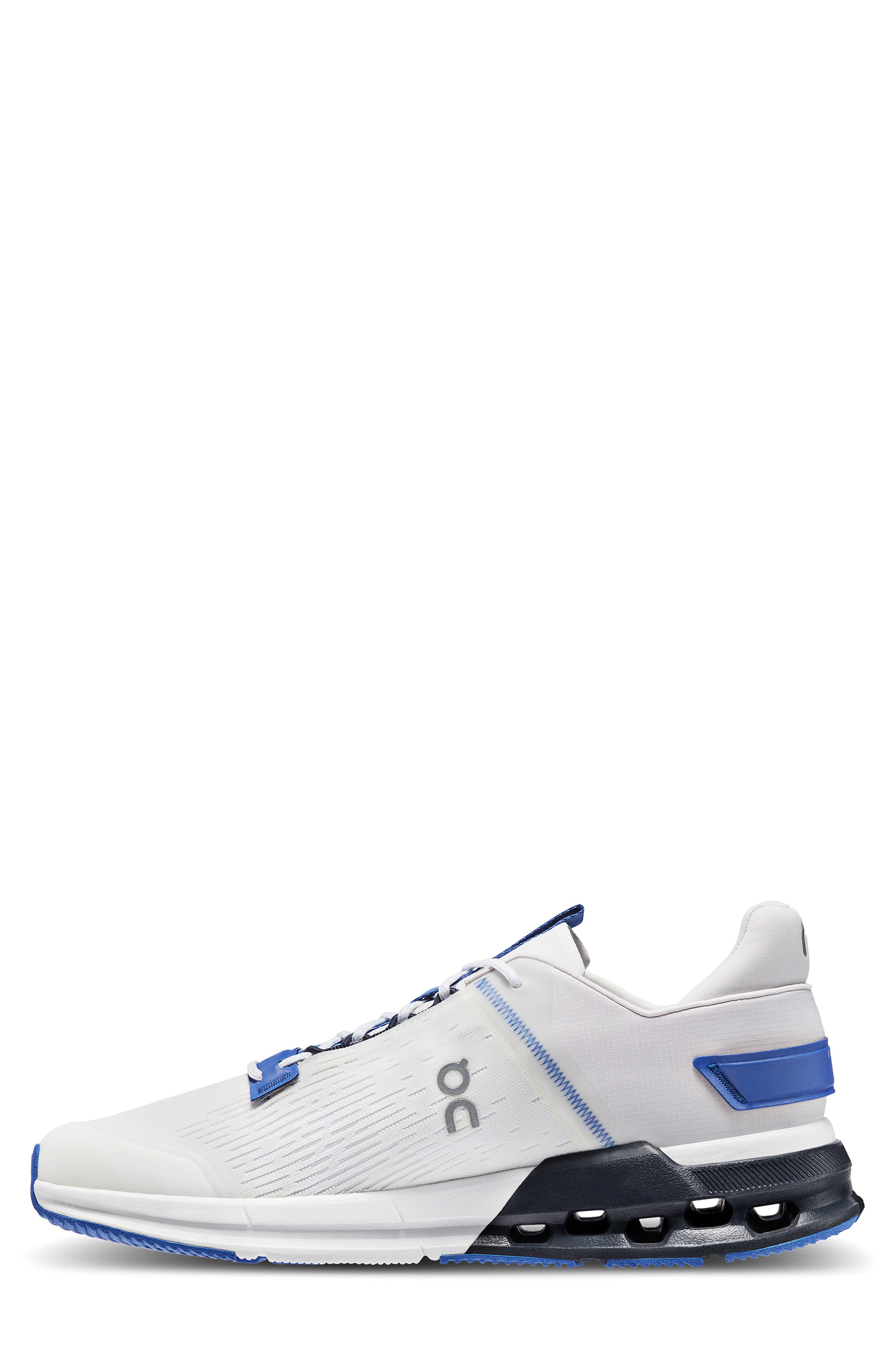 On Cloudnova Flux Sneaker in Undyed White/Cobalt at Nordstrom, Size 7 - 5