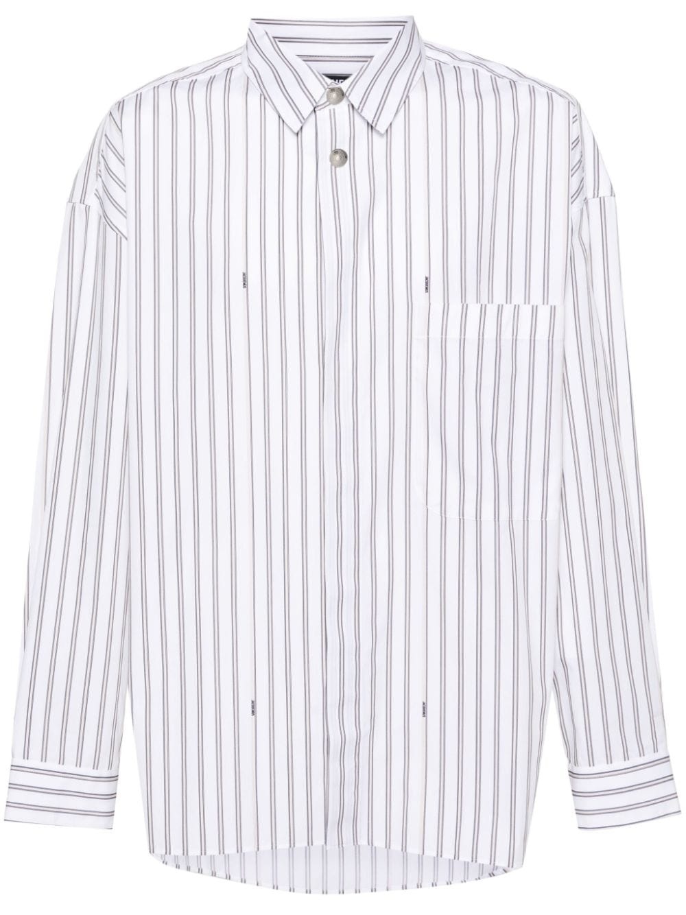 striped cotton shirt - 1