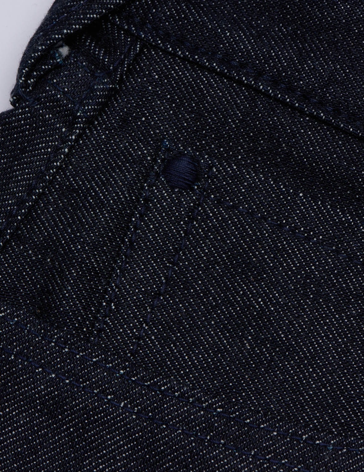 HANDPAINTED SEAGULL LOOSE STRAIGHT FIT SELVEDGE PRESHRUNK JEANS - 8
