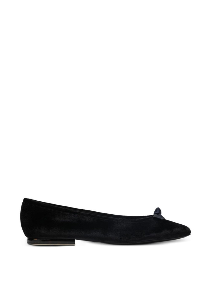 bow detail ballerina flats 1