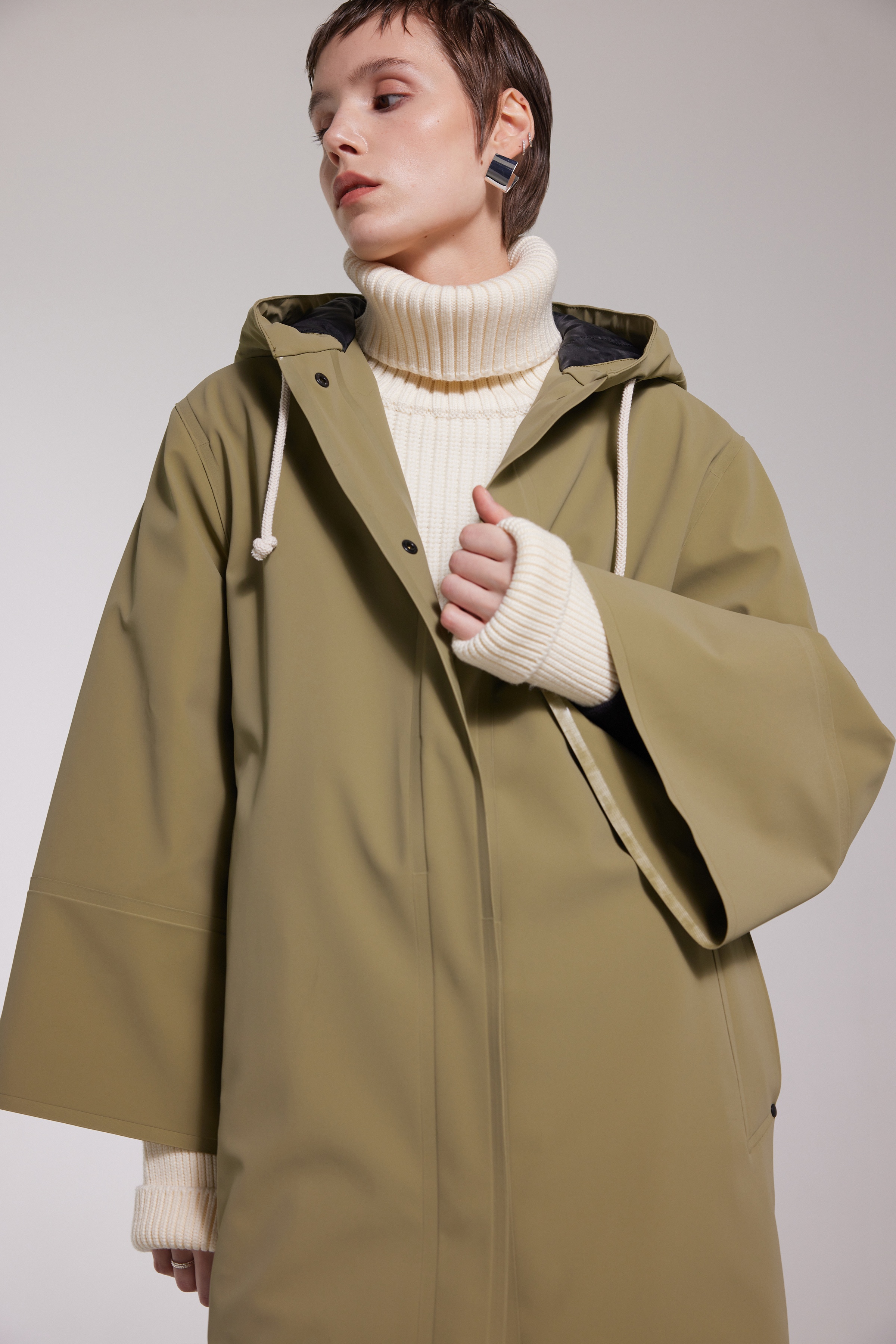 Lubban Winter Matte Raincoat Aloe - 3