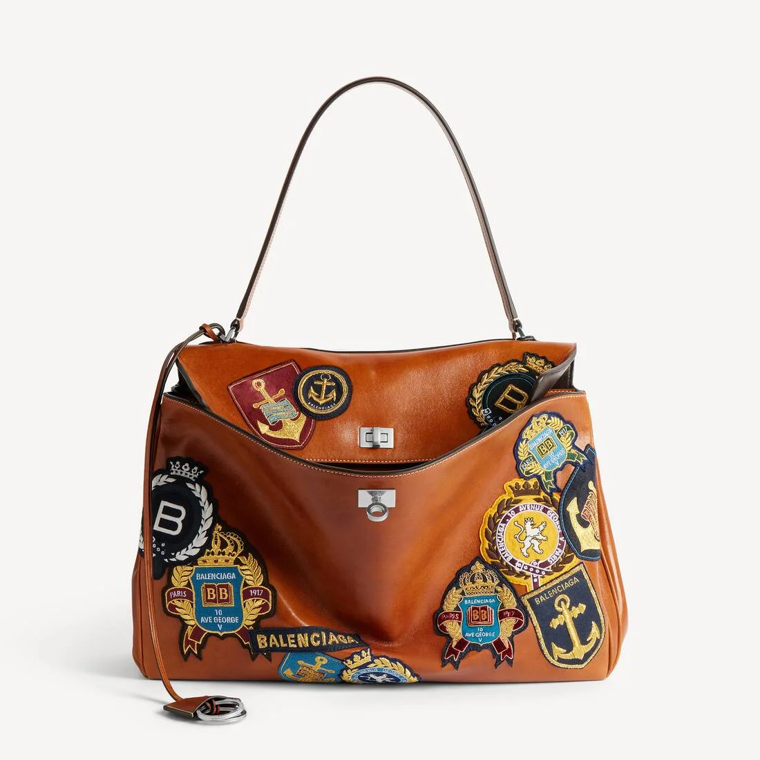 Men's Rodeo Handbag Large in New Tan/multicolor - 1