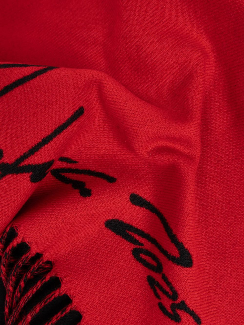 x Futura 2000 fringed scarf - 3