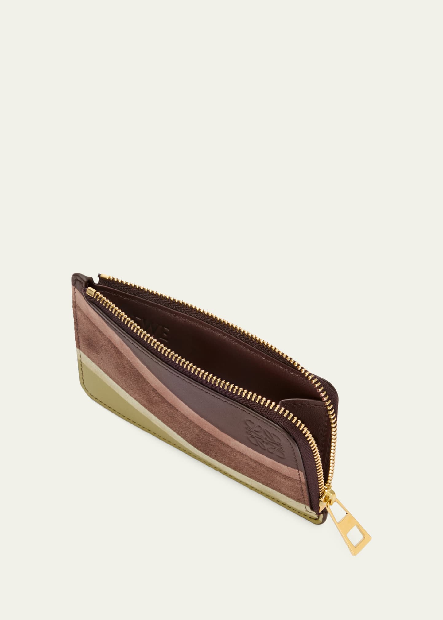 Landscape Card Holder in Calfskin Leather - 3