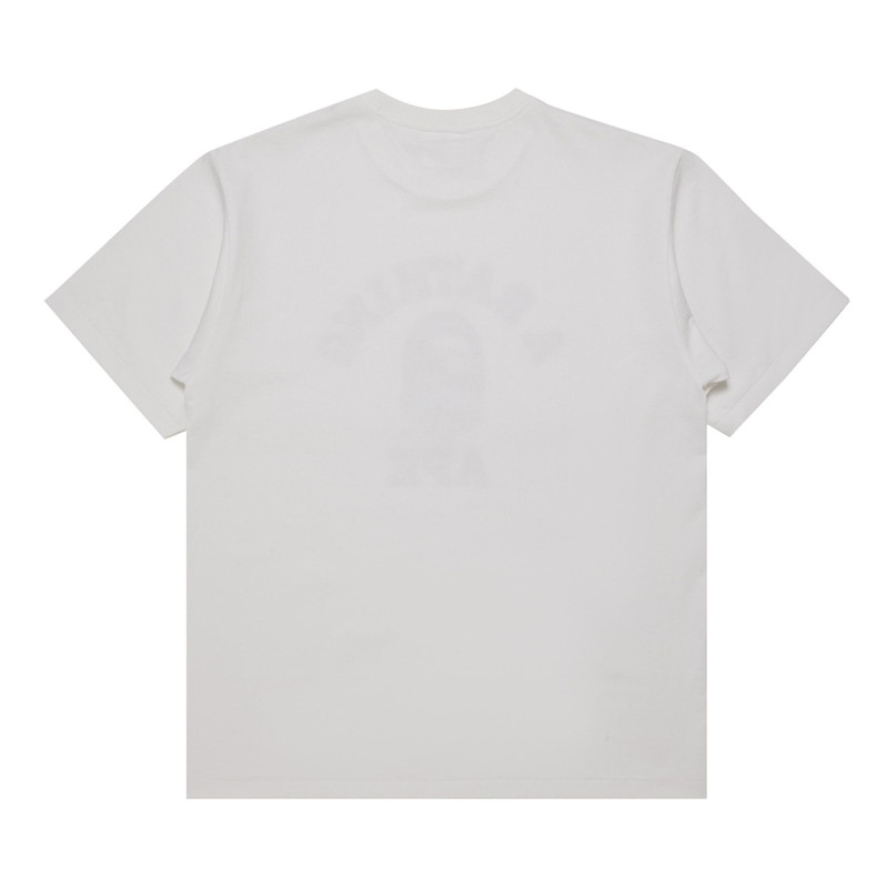 A BATHING APE® BAPE Color Camo College Tee 'White/Red' outlook