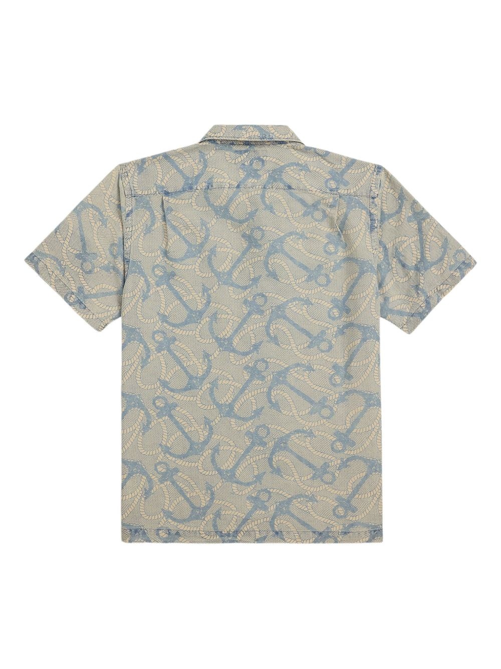 anchor-print short-sleeve shirt - 2