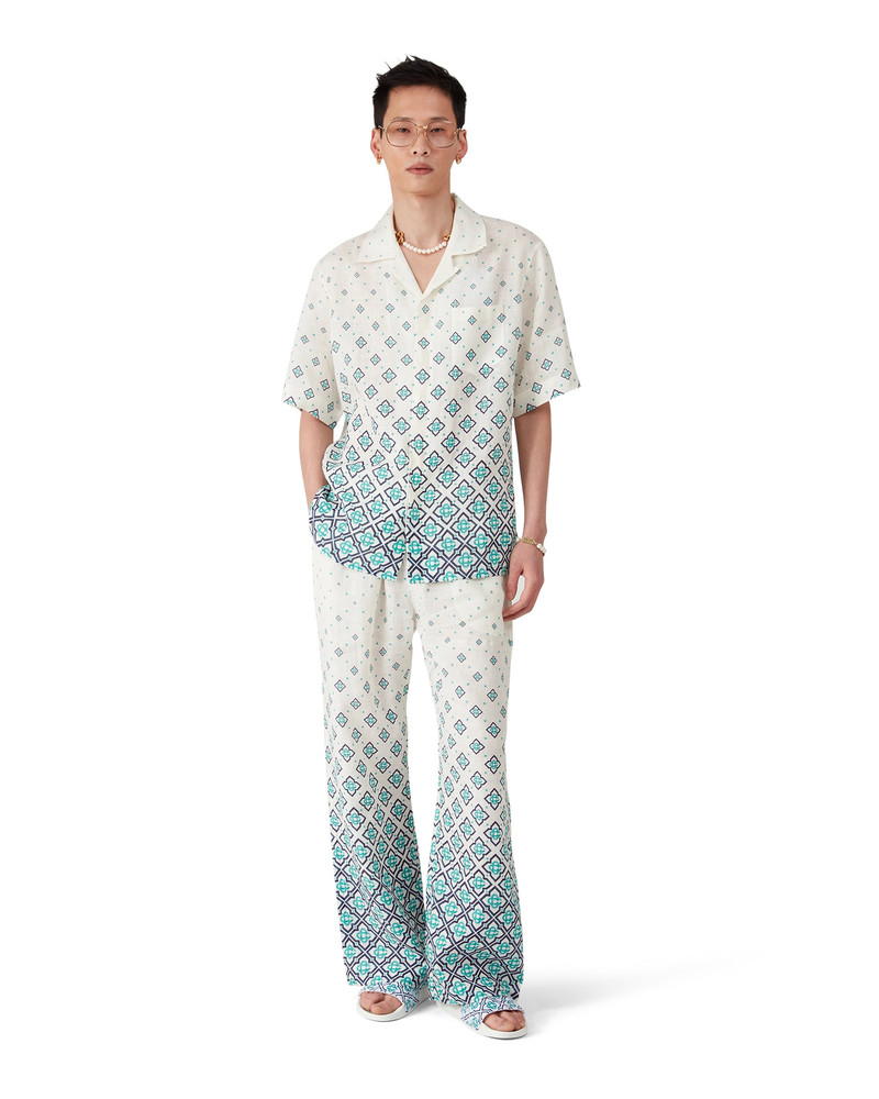 CASABLANCA Gradient Monogram Linen Shirt | Casablanca Paris outlook