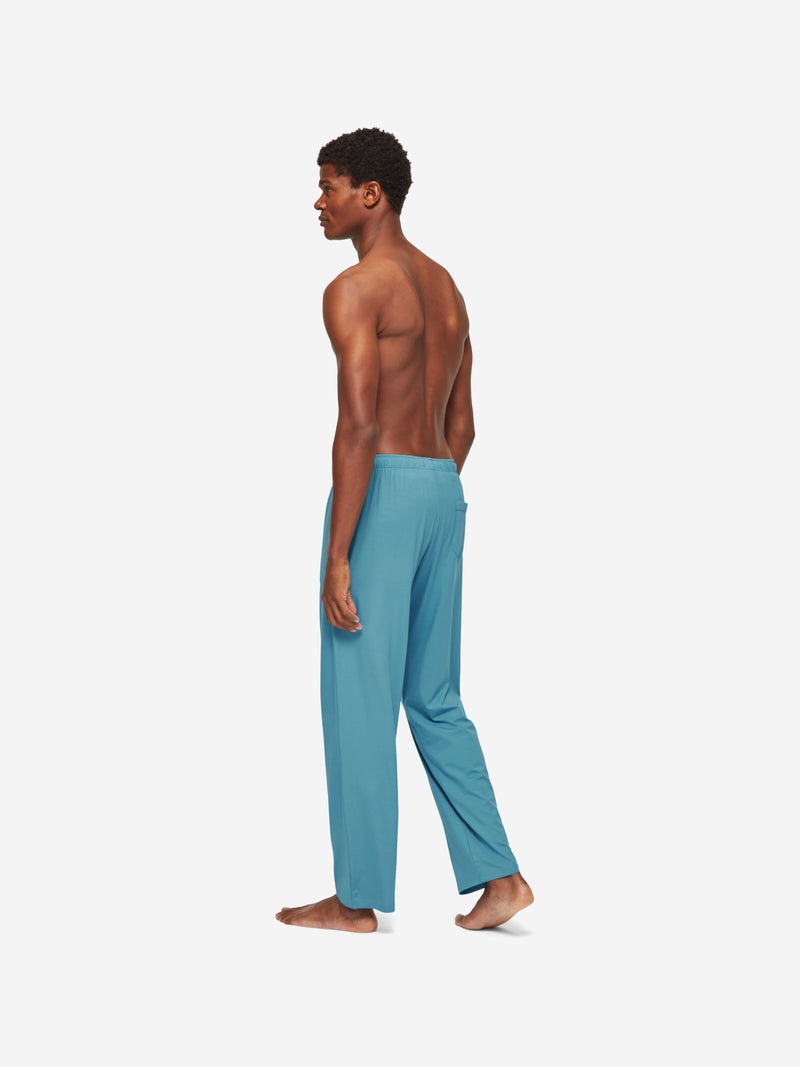 Men's Lounge Trousers Basel Micro Modal Stretch Harbour Blue - 7