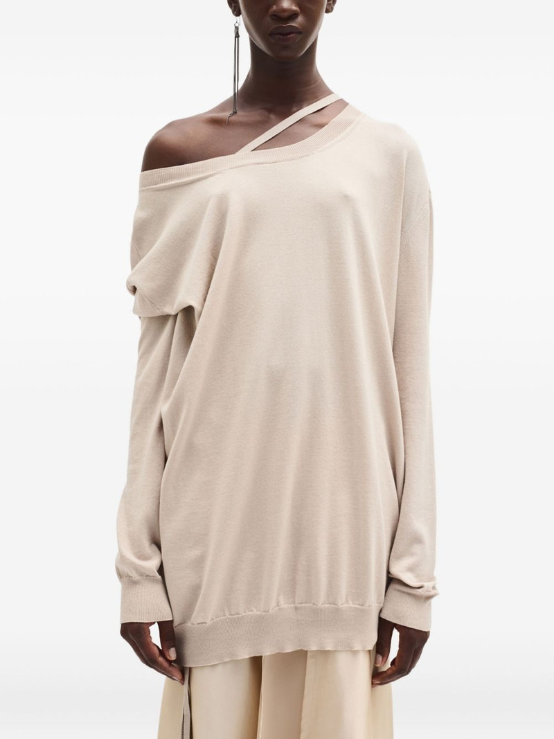 Helle off-shoulder sweatshirt 1