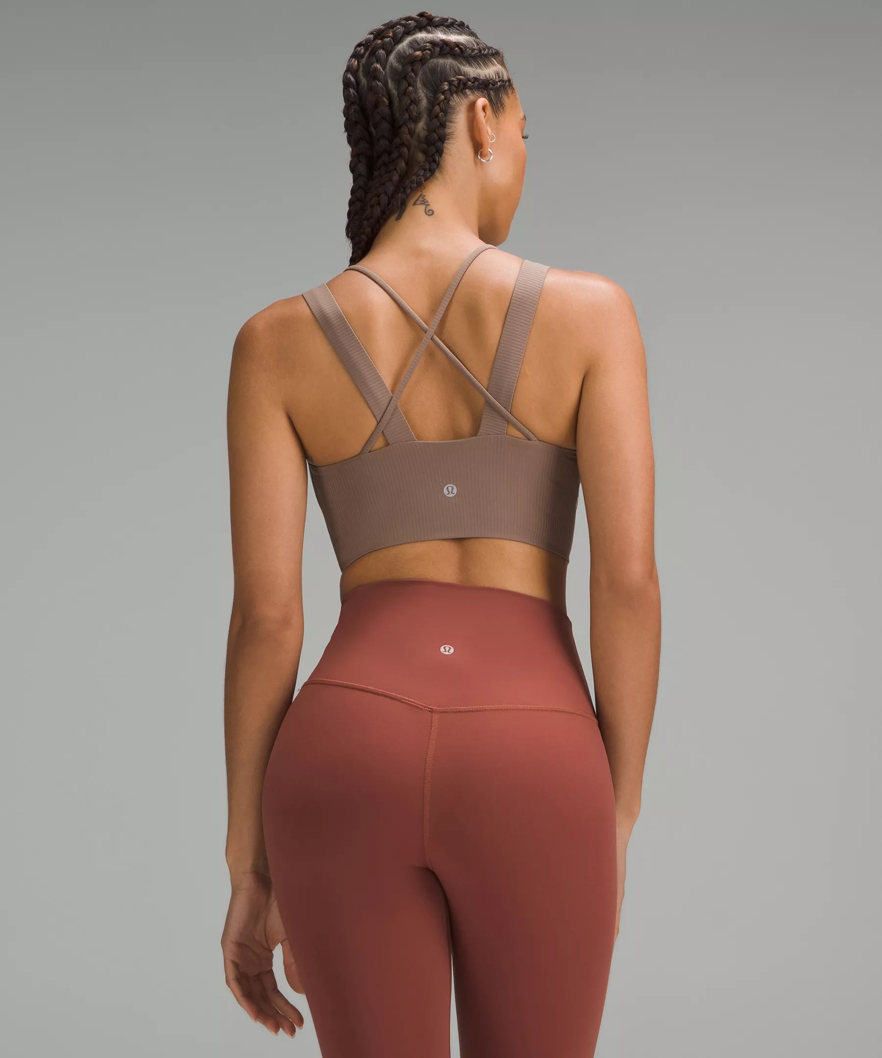 Like a Cloud Ribbed Longline Bra *Light Support, D/DD Cups - 2