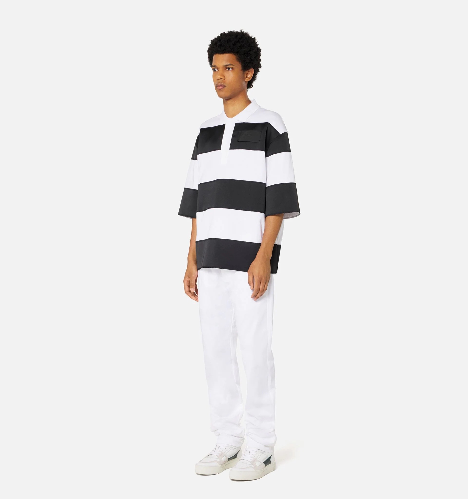 Rugby Striped Polo Shirt - 3