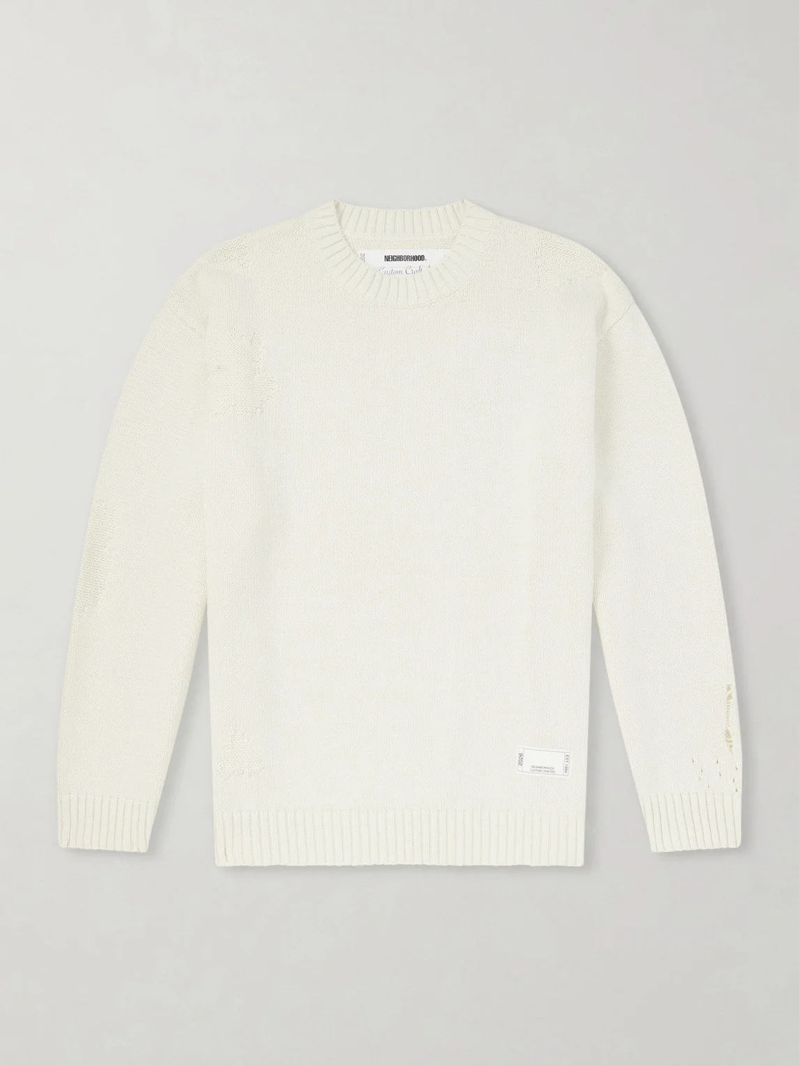 Savage Cotton Crewneck Sweater - 1