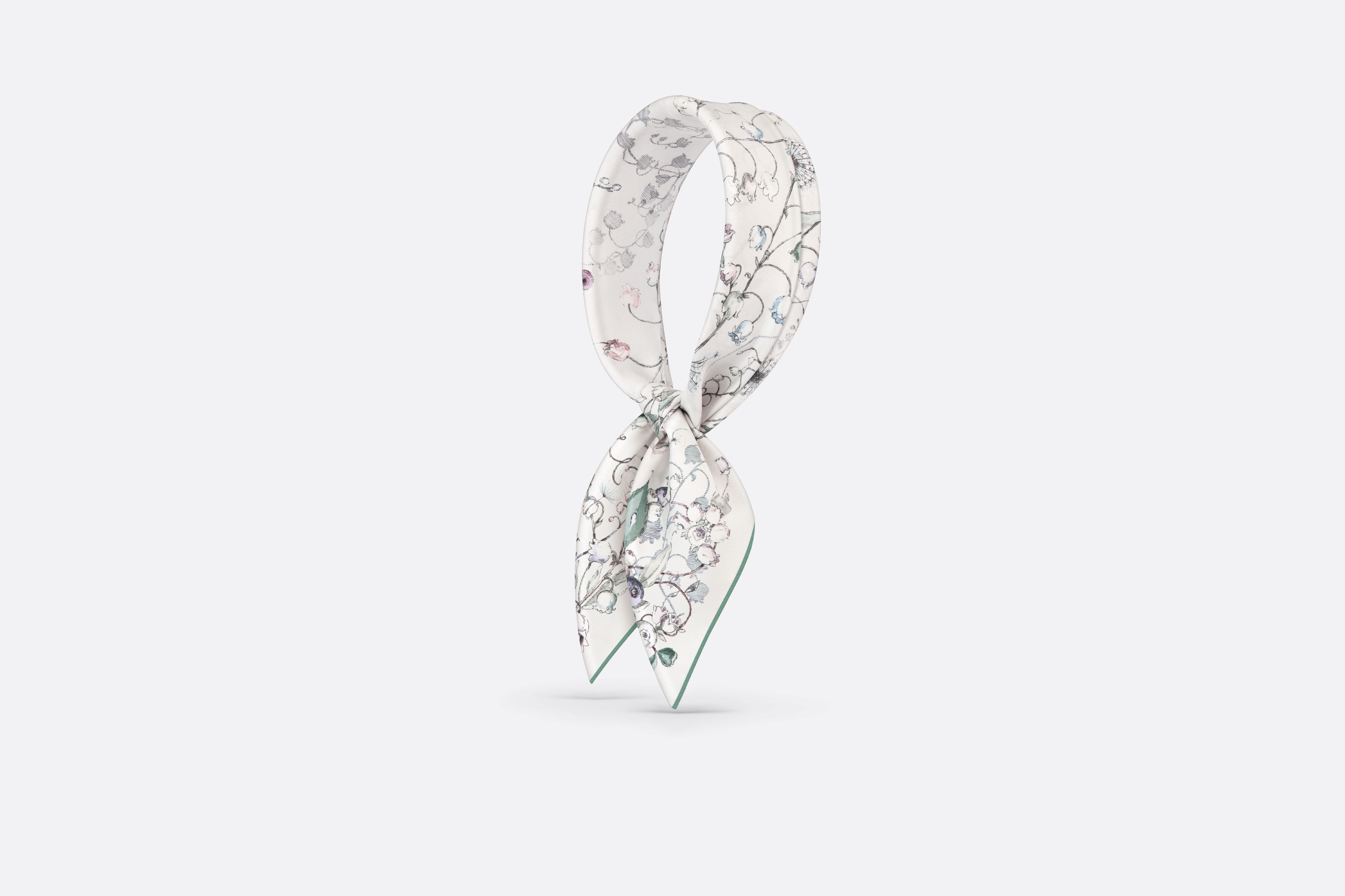 Le Bal des Fleurs Muguet 70 Square Scarf - 3