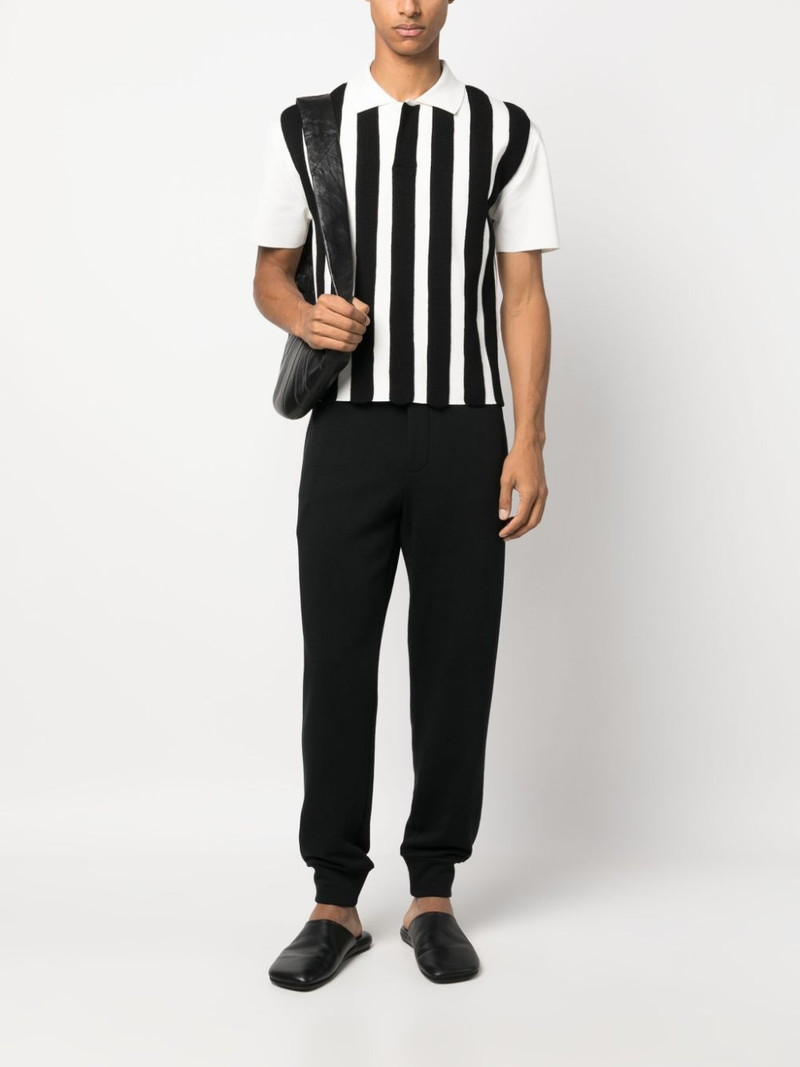 The Row tapered cotton track pants outlook