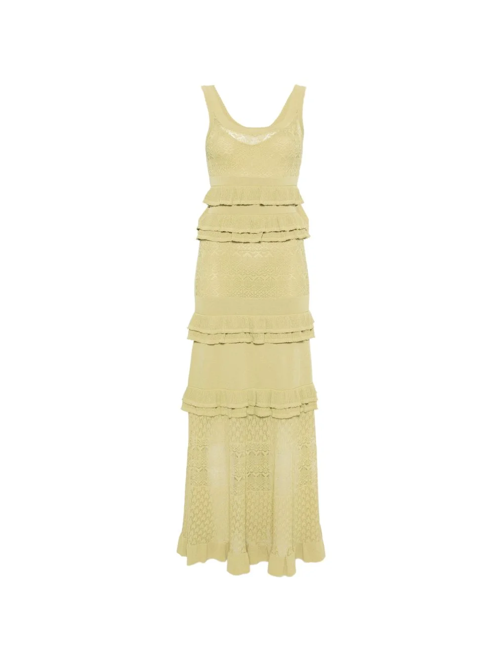 ruffled maxi dress - 1