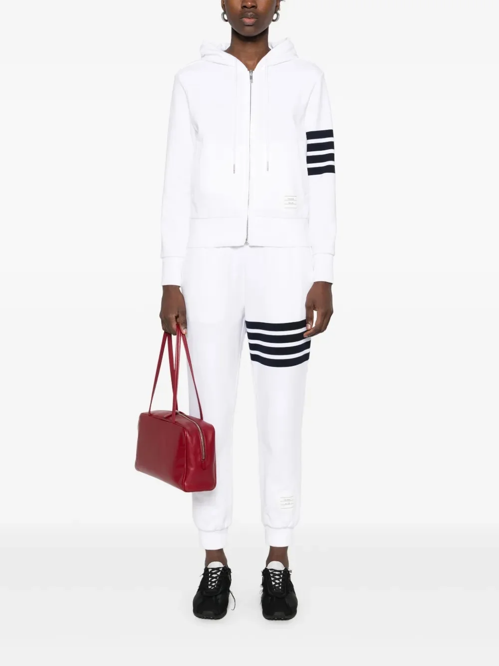 THOM BROWNE - Women Sweatpants In Classic Loopback - 1