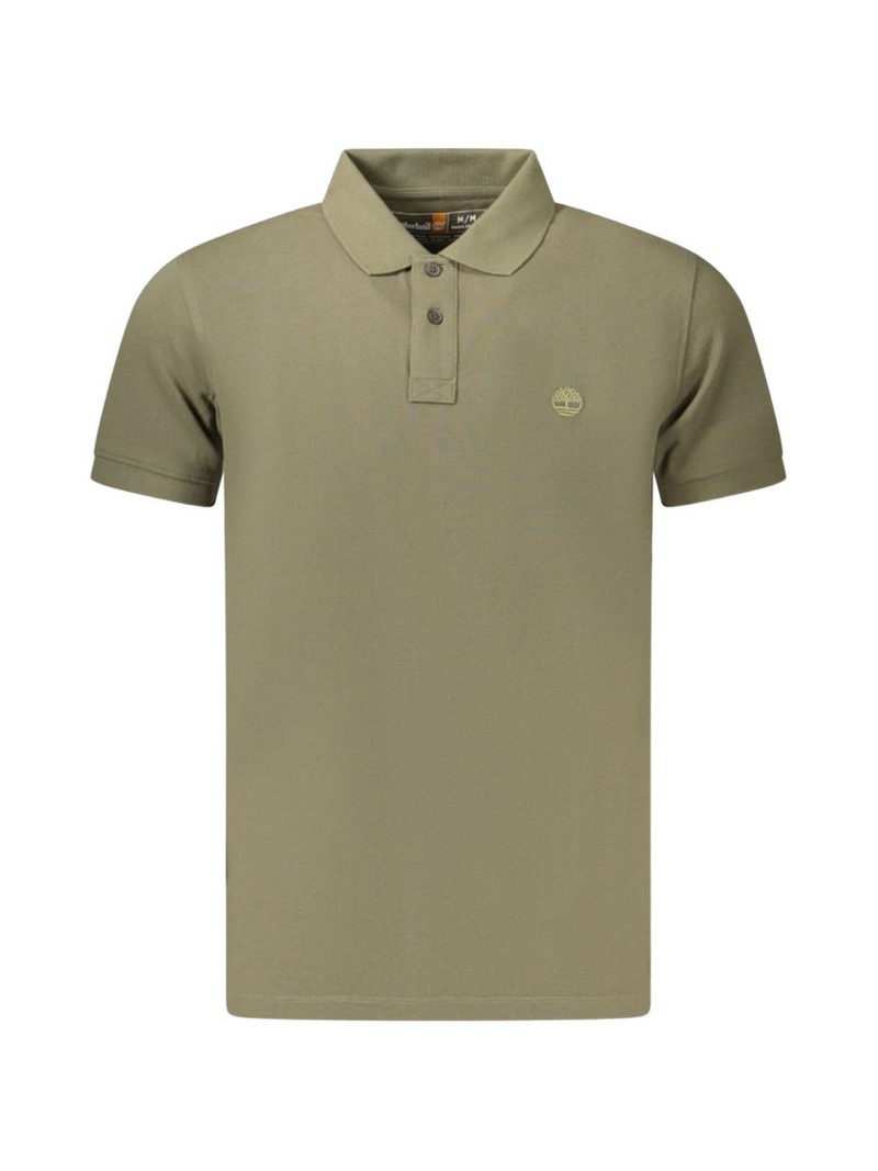 logo-embroidered piqué polo shirt 1