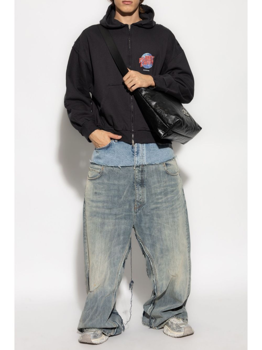 BALENCIAGA Planet Earth hoodie | farfetch | REVERSIBLE